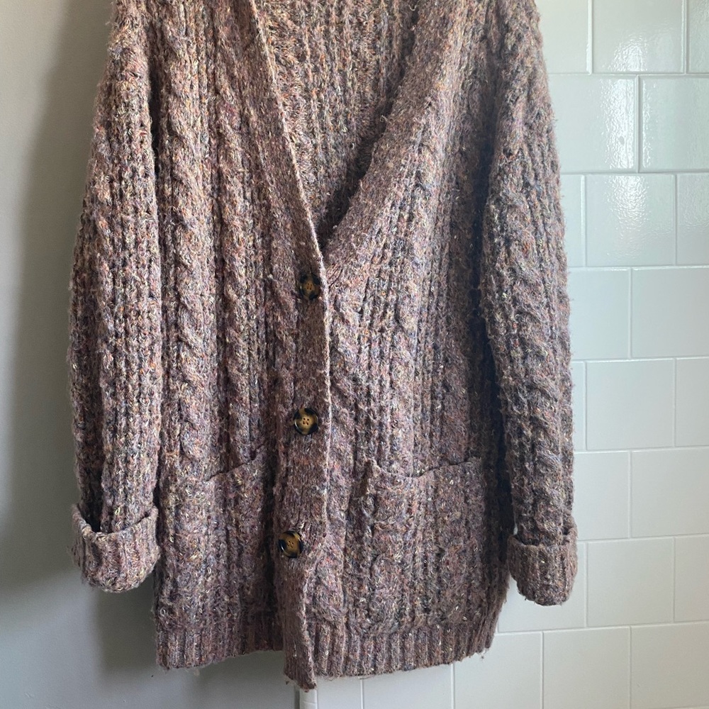 oversized knit sweater